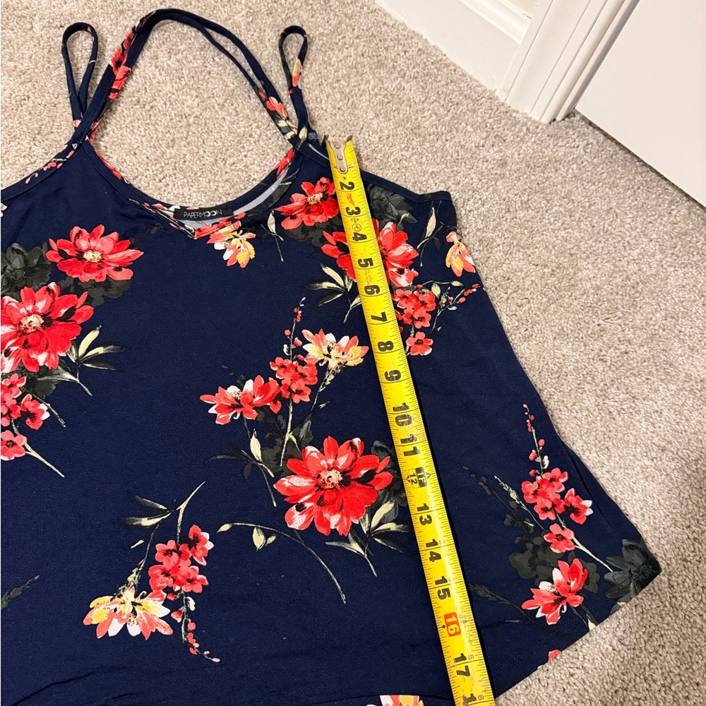 Papermoon Floral Tank Top – Size Medium‎ - Picture 4 of 5
